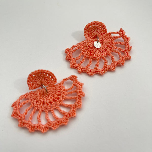 Fan Shaped Earrings- Amanecer