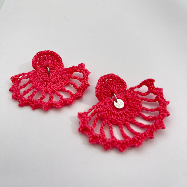 Fan Shaped Earrings- Amanecer