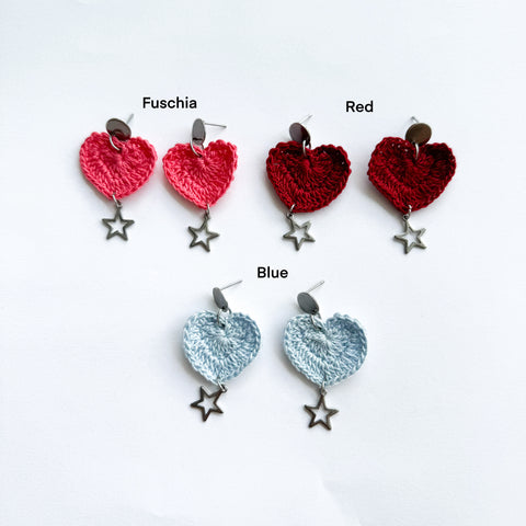 Hearts and Stars Earrings